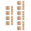 30Pcs Elegant Rustic Straw Wicker Napkin Rings for Wedding and Dining 9