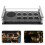 3Pcs Acrylic Organizer Tray Modern Glasses Holder for Bars 11