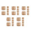 30Pcs Elegant Rustic Straw Wicker Napkin Rings for Wedding and Dining 6