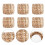 30Pcs Elegant Rustic Straw Wicker Napkin Rings for Wedding and Dining 11