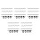 10Pcs Portable Guitar Finger Stretcher Black White for Dexterity Boost 9