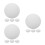 12Pièces Toile Tendue Ronde Blanche, Art Durable Pour Studio 9