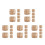 30Pcs Elegant Rustic Straw Wicker Napkin Rings for Wedding and Dining 10