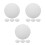 12Pièces Toile Tendue Ronde Blanche, Art Durable Pour Studio 5