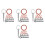 4Sets Coffee Maker Wrench Set Silicone Ring for Coffee Machine Repair 4