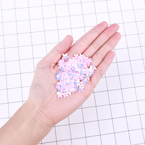 800Pièces Accessoires Couture Patchs Fleurs Sequins Rose Pour Habits 1