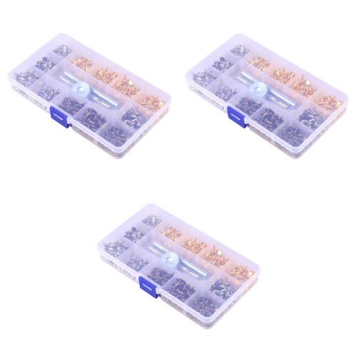 3Packs Premium Rivets Kit with Tools for Craft Repair 2