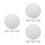 12Pièces Toile Tendue Ronde Blanche, Art Durable Pour Studio 8