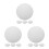 12Pièces Toile Tendue Ronde Blanche, Art Durable Pour Studio 10