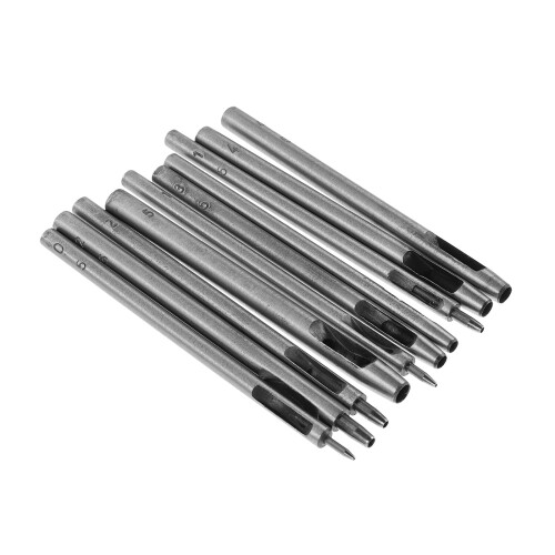 40Pcs Hollow Punch Steel Tool Set for Precision Crafting Belts 1