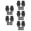 60Pcs Hard Surface Steam Cleaner Brush Heads Efficient Cleaning Black 4