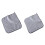 2Pièces Petites Serviettes Charbon Bambou Absorption Optimale 8