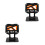 2Pcs Portable Foldable Tablet Holder Adjustable Desktop Phone Stand 3