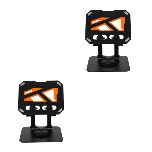 2Pcs Portable Foldable Tablet Holder Adjustable Desktop Phone Stand 2