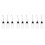 9Pcs White Plastic Oil Pot for Sewing Machine with Iron Spout Cap 10