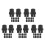 60Pcs Hard Surface Steam Cleaner Brush Heads Efficient Cleaning Black 6
