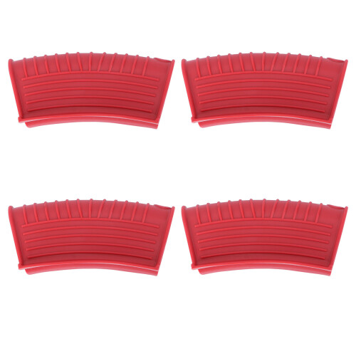 12Pcs Silicone Heat-Resistant Pot Side Handle Covers for Kitchen Use 1