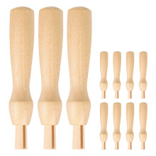 33Pcs Durable Wooden Felting Pen Beige Wool Felt Craft Tool for Sewing