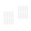 24Pièces Embouts Blancs Polyester Pour Marqueurs Craie Remplacement 7