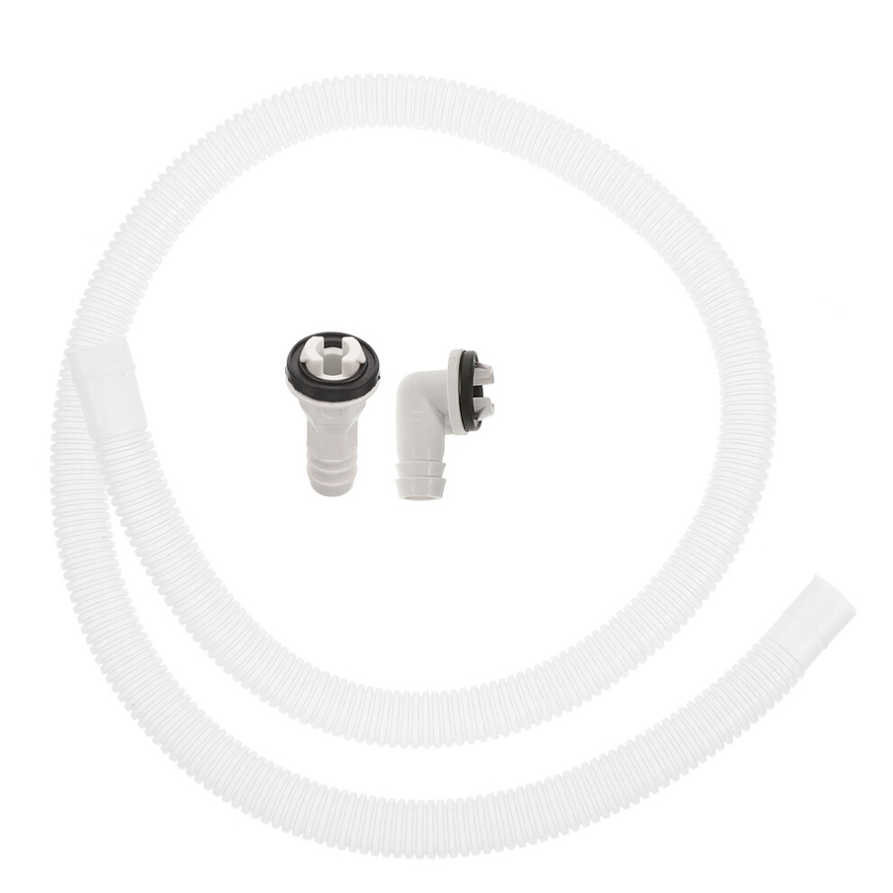 12Pcs White Pvc Rubber Ac Drain Hose Connector For Split Window Units 3641285444256