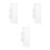 3Pcs Easy Install Acrylic Office Door Signs Double Sided Display 10