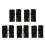 5Pairs Women's Black Compression Sleeve Elbow Braces Nylon Breathable 4