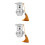 2Pcs Resin Graduation Prizes Silver Desktop Figurines for Students 6