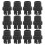 60Pcs Hard Surface Steam Cleaner Brush Heads Efficient Cleaning Black 2