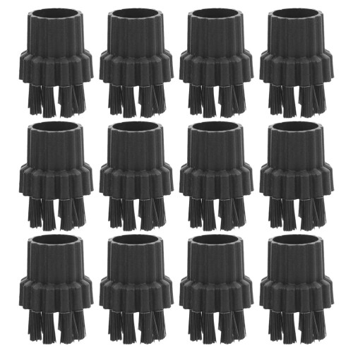 60Pcs Hard Surface Steam Cleaner Brush Heads Efficient Cleaning Black 1