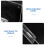 3Pcs Easy Install Acrylic Office Door Signs Double Sided Display 11