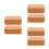 6Pcs Durable Cork Punching Pads Brown Craft Mats for Precise DIY Work 6