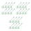 24Pcs Square Green Plastic Fish Tank Nets Compact for Aquarium Care 9