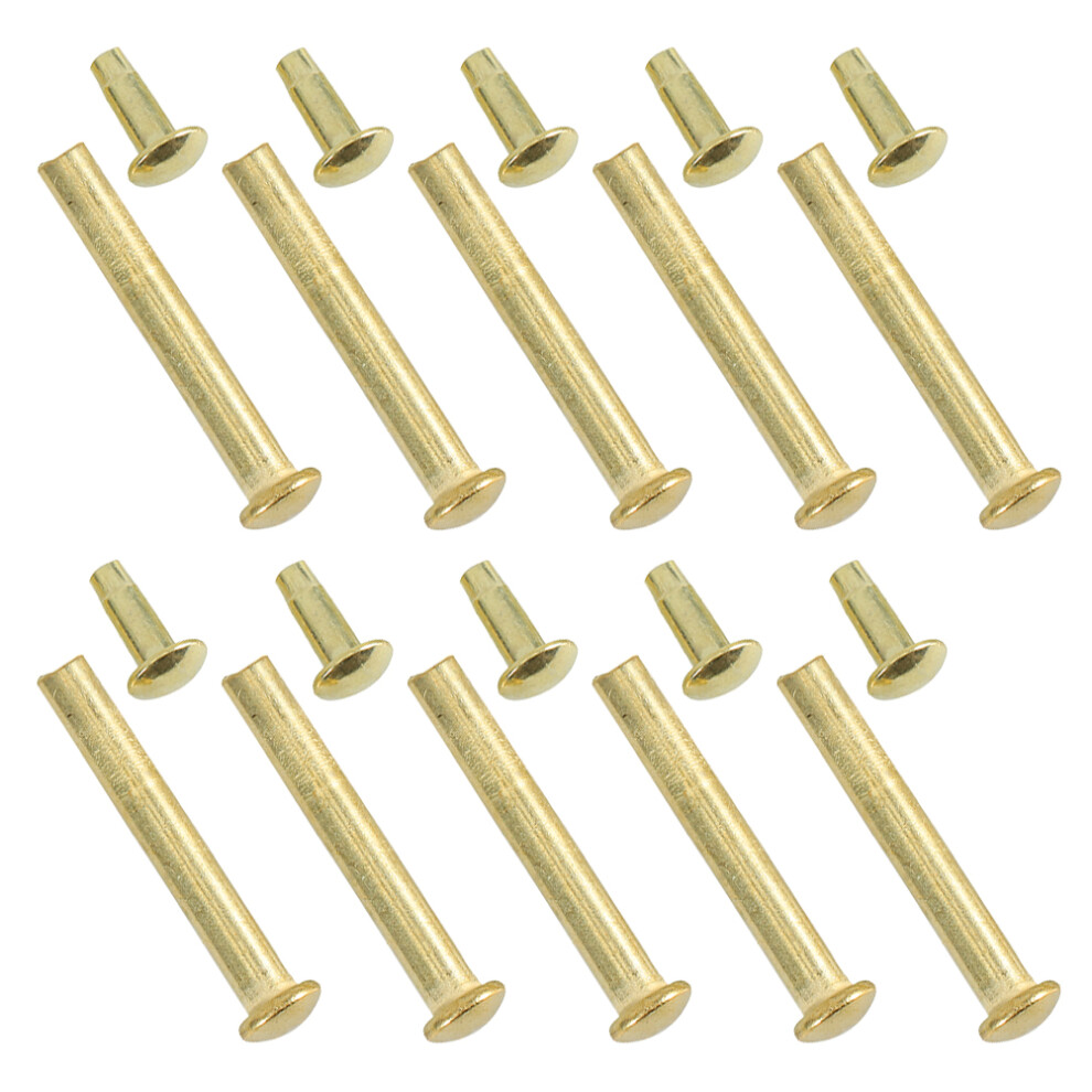 50Sets Golden Stainless Steel Folding Fan Repair Rivets Durable Kit 3641285417090