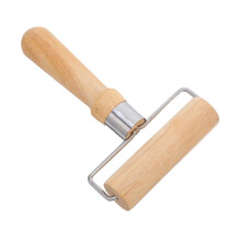 3Pcs Hardwearing Wood Rolling Pins Ergonomic Dough Rollers for Baking
