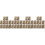40Pcs Lightweight Wood Table Numbers 1-10 Rustic Assorted Color Decor 4