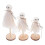 9Pcs Handcrafted Wood Ghost Figurines White Halloween Desktop Decor 2