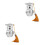 2Pcs Resin Graduation Prizes Silver Desktop Figurines for Students 4