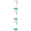 3Sets Physics Teaching Set Pulley Block Stand ABS Iron for Experiment 10