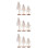 9Pcs Handcrafted Wood Ghost Figurines White Halloween Desktop Decor 7
