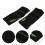 5Pairs Women's Black Compression Sleeve Elbow Braces Nylon Breathable 11