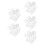 50Sets Clear Acrylic Security Hasp Strong Mini Lock for Boxes Doors 4