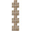 40Pcs Lightweight Wood Table Numbers 1-10 Rustic Assorted Color Decor 8