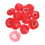 300Pcs Red Protective Detector Covers Plastic Fire Alarm Caps 1