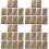 40Pcs Lightweight Wood Table Numbers 1-10 Rustic Assorted Color Decor 5