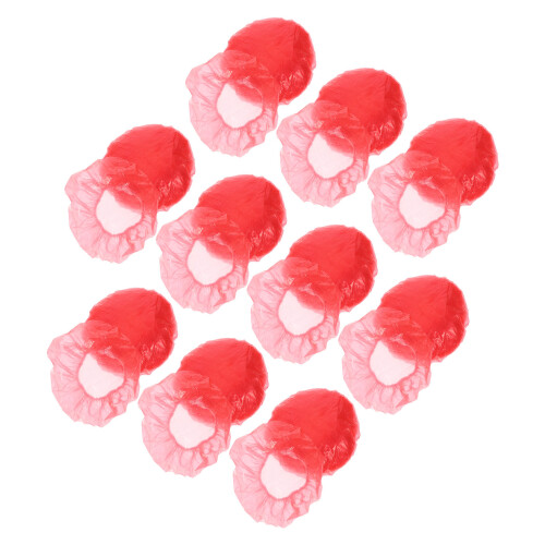 300Pcs Red Protective Detector Covers Plastic Fire Alarm Caps 1