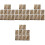40Pcs Lightweight Wood Table Numbers 1-10 Rustic Assorted Color Decor 3