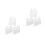 6Pcs Acrylic Desktop Photo Stand White Multiphoto Frame for Workspace 5