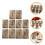 40Pcs Lightweight Wood Table Numbers 1-10 Rustic Assorted Color Decor 11