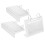 6Pcs Acrylic Desktop Photo Stand White Multiphoto Frame for Workspace 3
