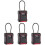 4 Sets Wall Mount Key Lock Box With Combination Lock Large Storage 4